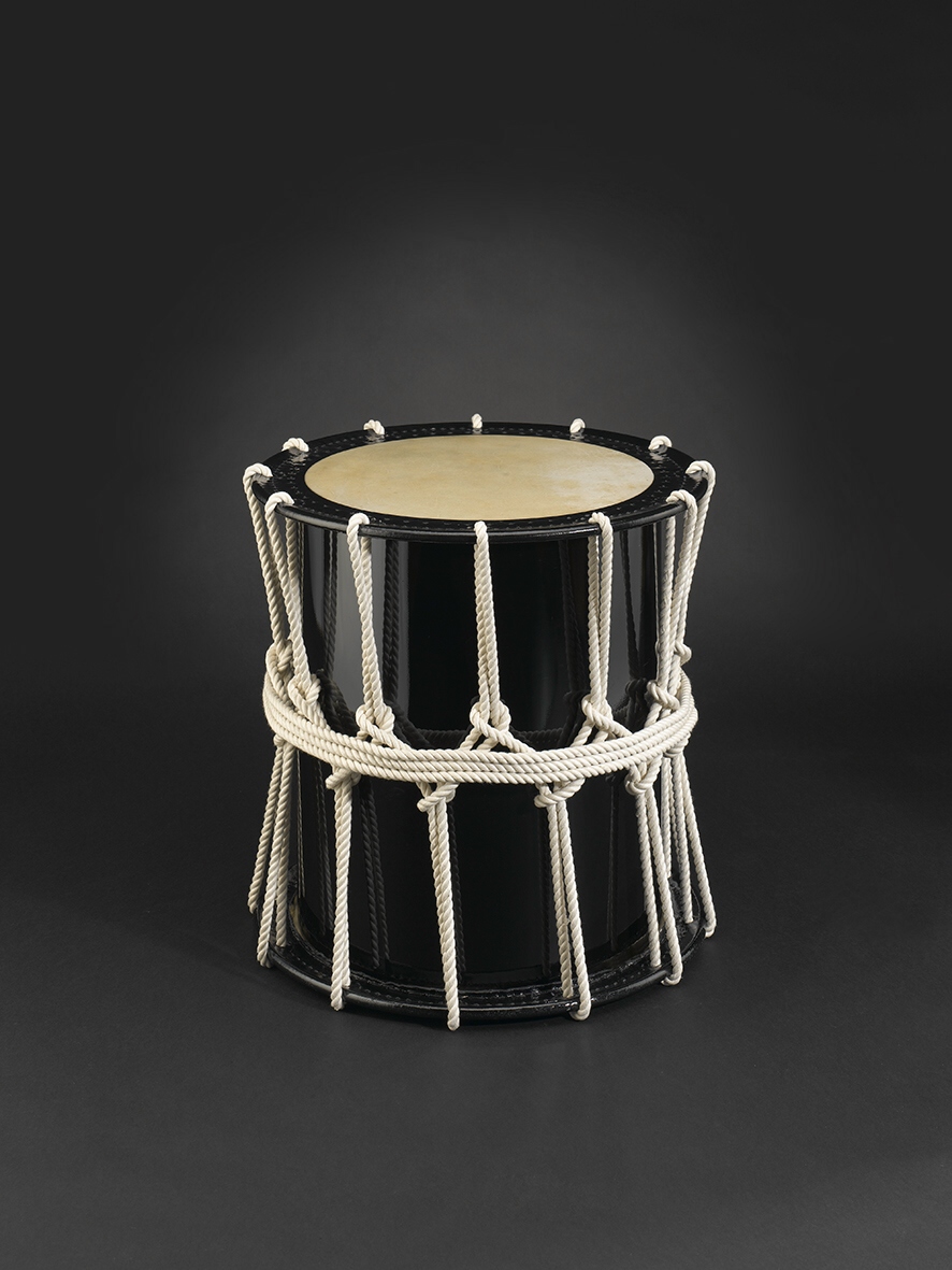 Okedo-Daiko drum in shiny-black �54cm/h:54cm (870�)