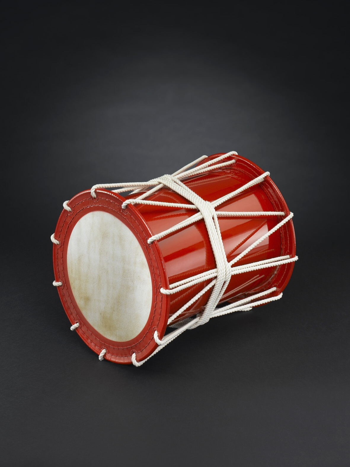 Katsugi drum shiny-red white rope �45cm/h:53cm (629�) 